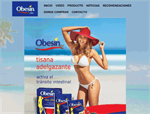 Tablet Screenshot of obesin.com